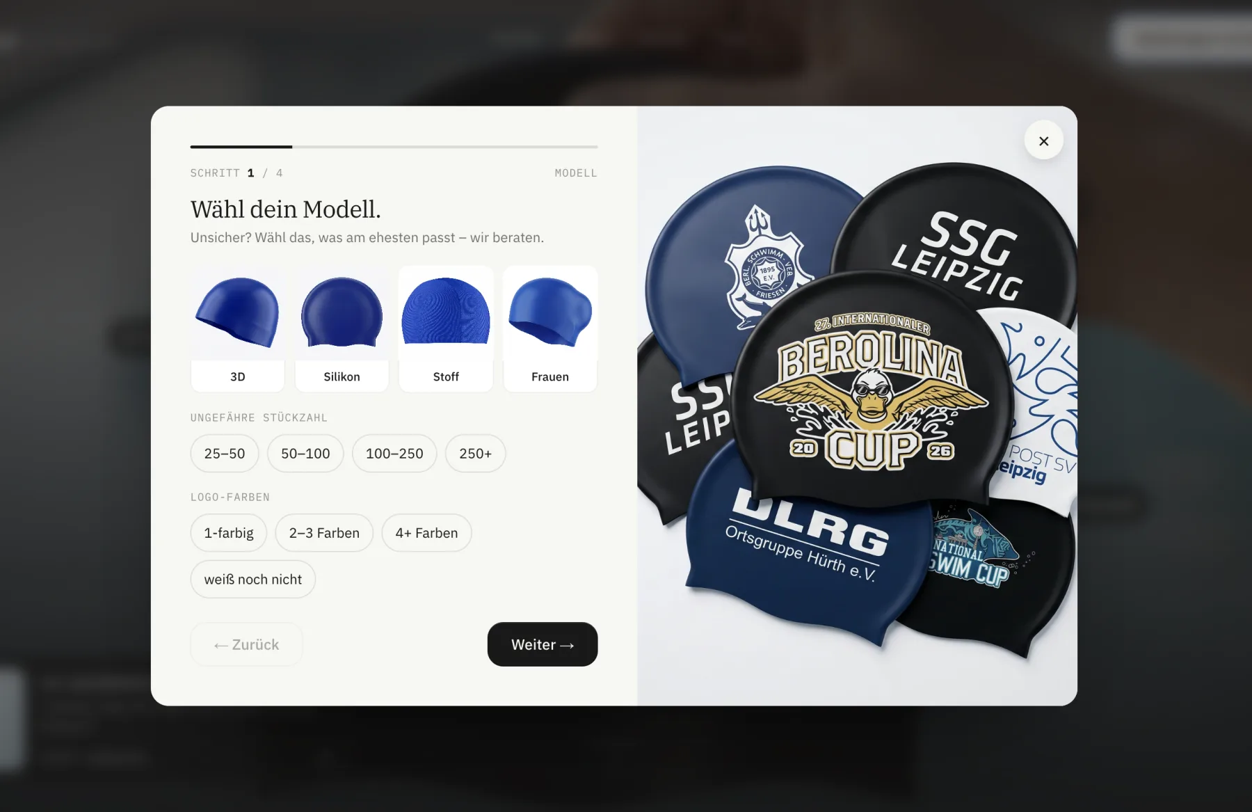 Online-Anfrage über Konfigurator